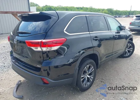2018 Toyota Highlander Le from USA, damaged, VIN 5TDBZRFH7JS889068